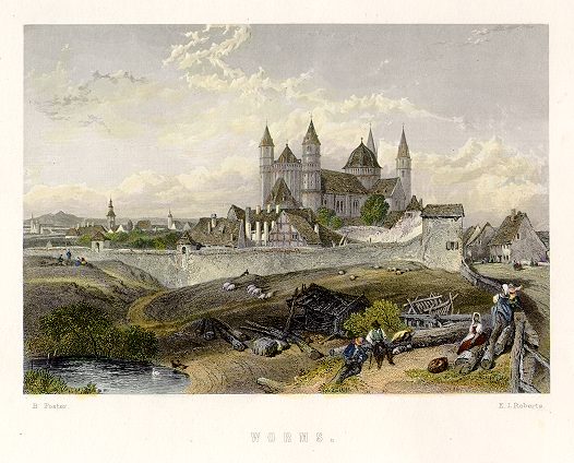 France, Worms, 1855