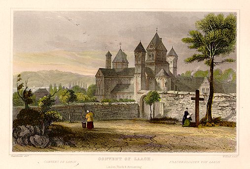 Germany, Convent of (Maria) Laach, 1835