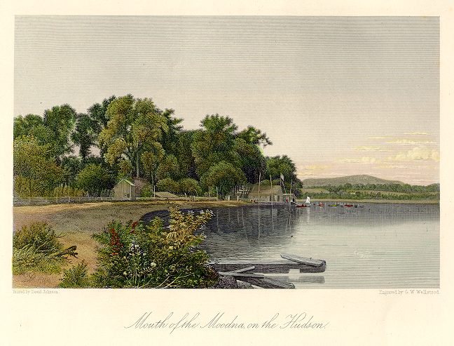 USA (New York), Hudson, mouth of the Moodna, 1882