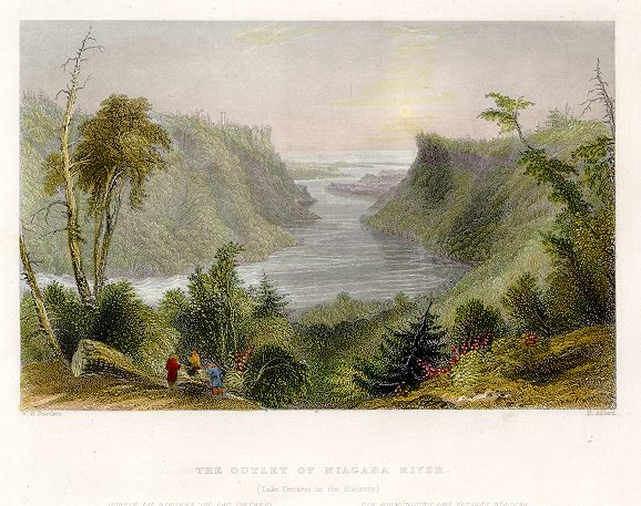 USA (New York), Niagara River Outlet, 1839