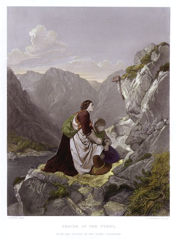 Prayer in the Tyrol, 1860