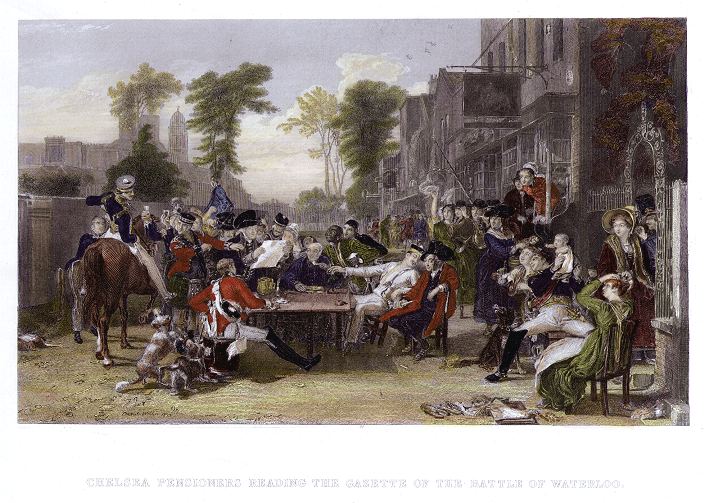 Chelsea Pensioners Reading of Waterloo, 1850