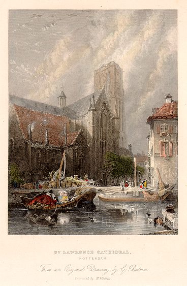 Belgium, Rotterdam, St. Lawrence Cathedral, 1836