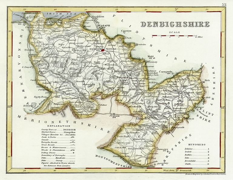 Wales, Denbighshire, 1848