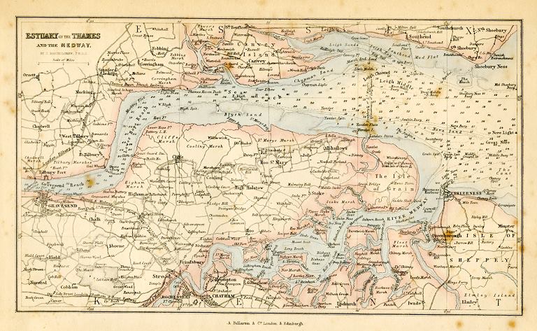 Thames and Medway Estuaries, 1858