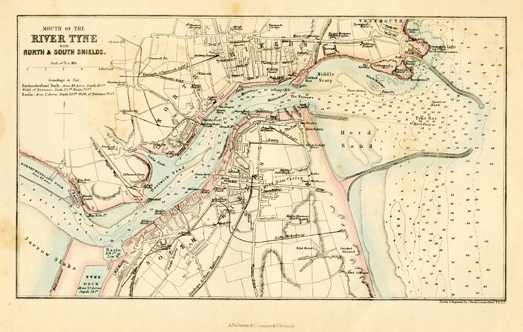 Durham, North & South Shields, 1858