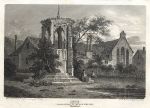 Hereford, Cross at the Monastery of the Black Friars, 1805