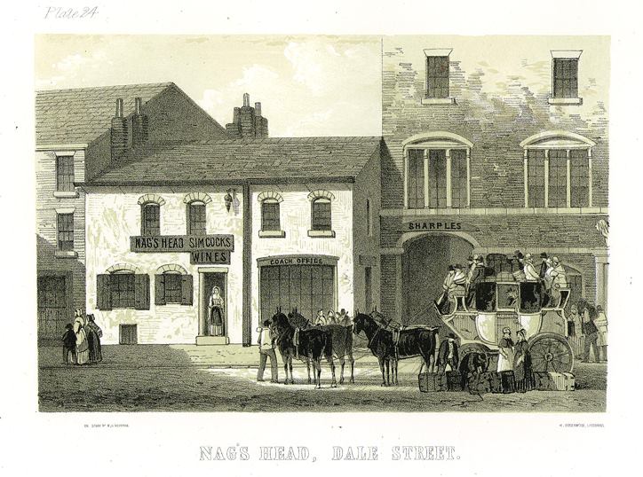 Lancashire, Liverpool, Nag's Head in Dale Street, 1843