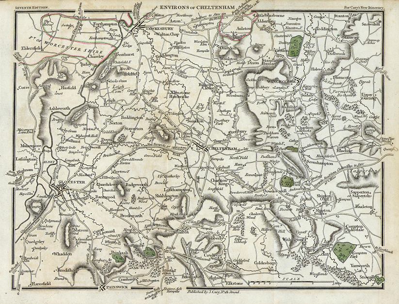 Gloucestershire, Environs of Cheltenham, 1815