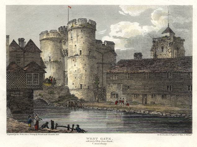 Kent, Canterbury, West Gate, 1807