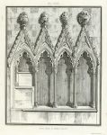 Gloucestershire, Bitton Church stone stalls, 1803