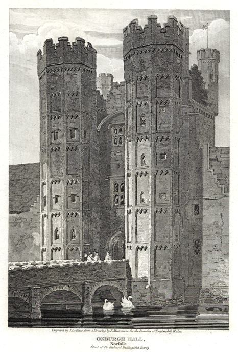 Norfolk, Oxburgh Hall, 1809