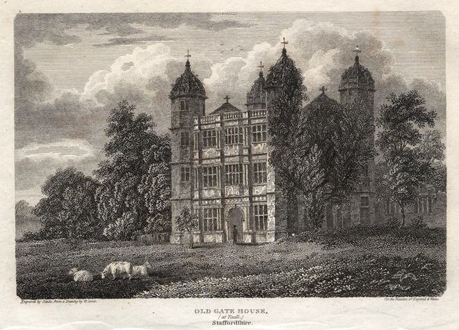 Staffordshire, Tixall, Old Gate House, 1813