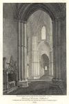 Kent, Rochester Cathedral Interior, 1806