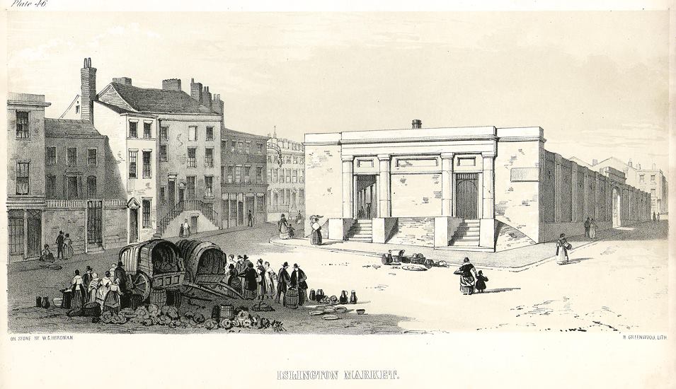 Lancashire, Liverpool, Islington Market, 1843