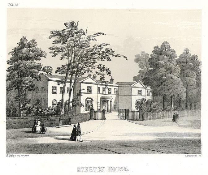 Lancashire, Liverpool, Everton House, 1843