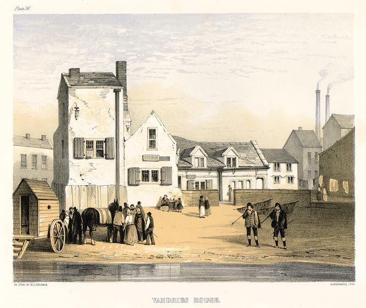 Lancashire, Liverpool, Vandries House, 1843