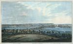 Kent, Chatham & Rochester, large aquatint by Stadler after Farington, 1795