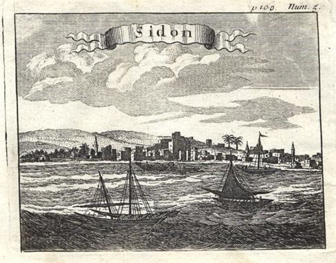 Lebanon, Sidon, about 1700