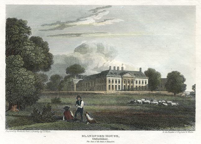 Oxfordshire, Blandford House, 1814