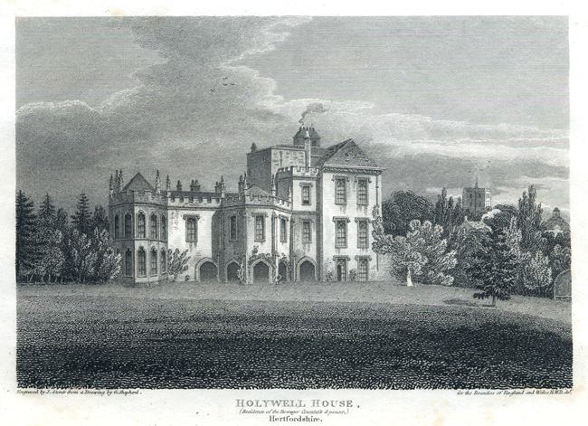 Hertfordshire, Holywell House, 1806