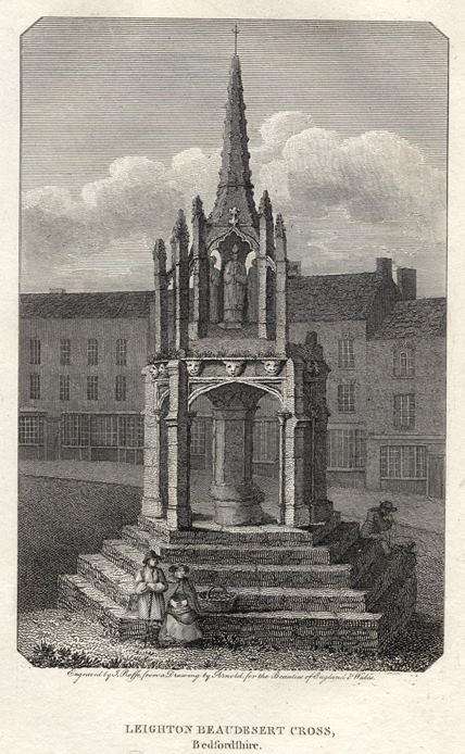 Bedfordshire, Leighton Buzzard Cross, 1801