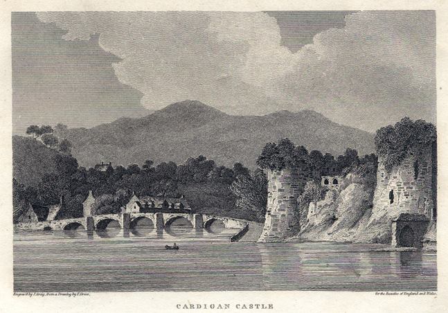 Wales, Cardigan Castle, 1811