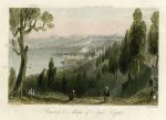 Turkey, Istanbul, Cemetery & Mosque of Ayub, 1840