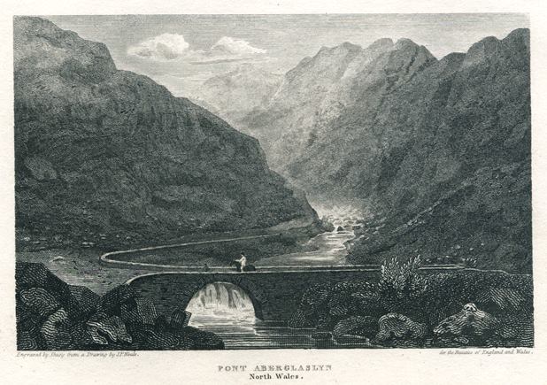 North Wales, Pont Aberglaslyn, 1814