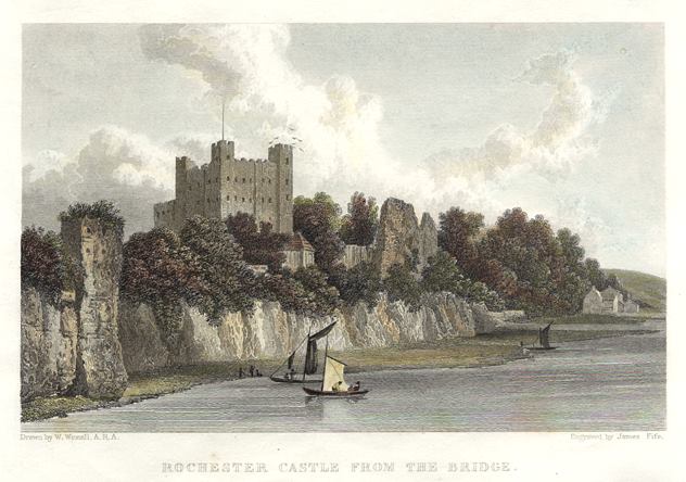 Kent, Rochester Castle, 1830