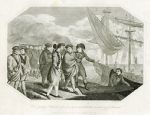 Young pretender leaving for France after Culloden, 1808