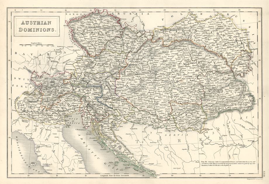 Austrian Dominions, 1846