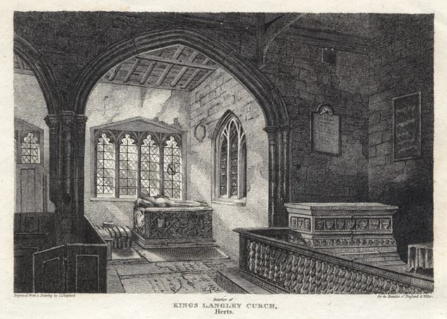 Hertfordshire, Kings Langley Church, 1812