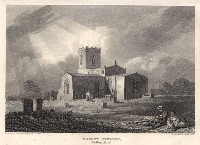 Rutlandshire, Market Overton church, 1813