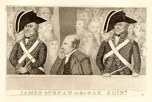 James McKean at the Bar, Kays Portraits, 1795/1835