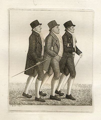 Three Social Friends, Kays Portraits, 1817/1835