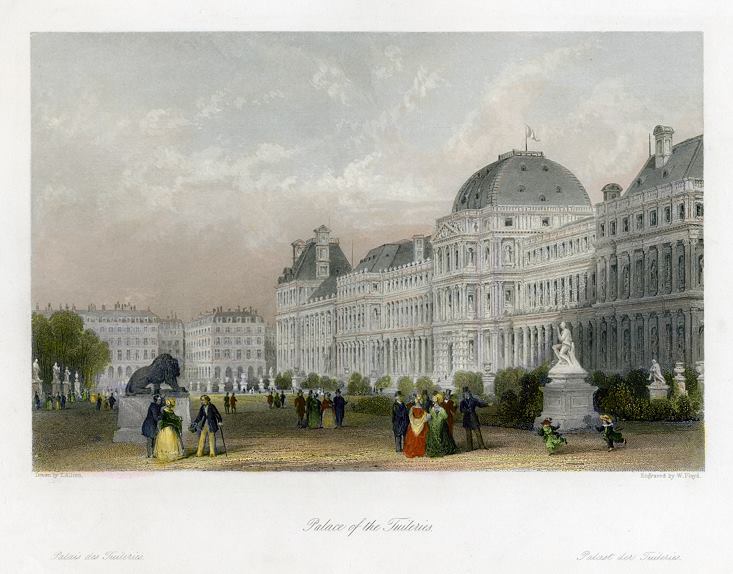 France, Palace of the Tuileries, 1845