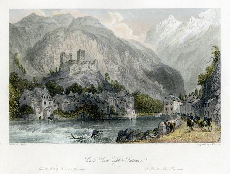 France, Saint Beat, Upper Garonne, 1845