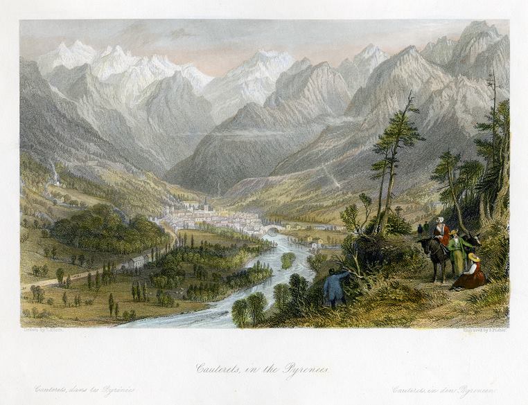 France, Cauterets, in the Pyrenees, 1845