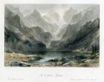 France, Lac de Gaube in the Pyrenees, 1845