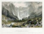 France, the Circle of Gavarnie in the Pyrenees, 1845