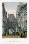 France, Rouen, Rue de la Grosse-Horloge, 1845