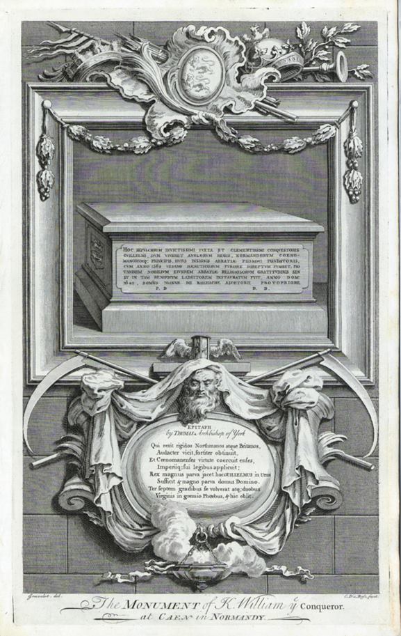 Monument to King William I (Conqueror), 1735