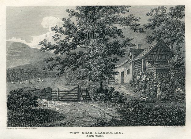 North Wales, View near Llangollen, 1812