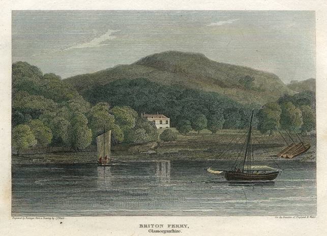 Wales, Briton Ferry in Glamorganshire, 1813