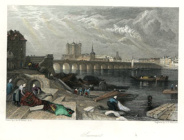 France, Saumur (on the Loire), 1840