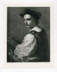 'A Portrait of Andrea Del Sarto', etching after Del Sarto, 1876