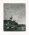 'Daybreak', etching after Daubigny, 1876