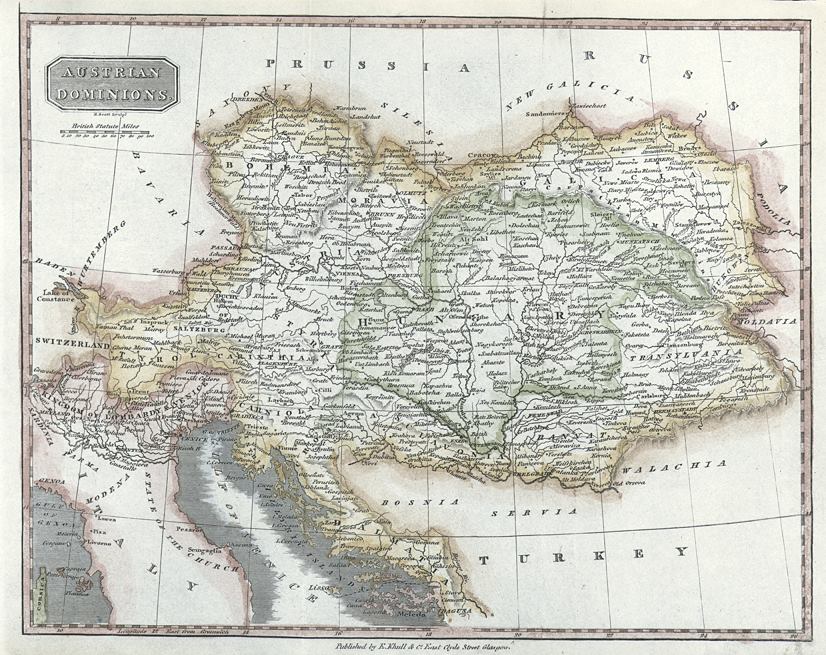 Austrian Dominions, 1825