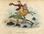 Taking Leaps, Richard Dagley caricature, 1821